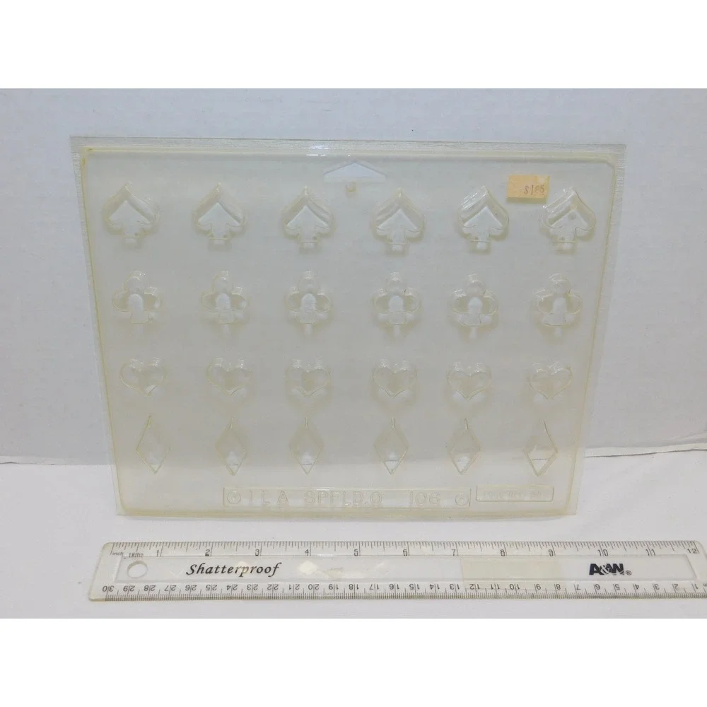 ILA Candy Mold Springfield OH Card Suits Ace Spade Diamond Heart